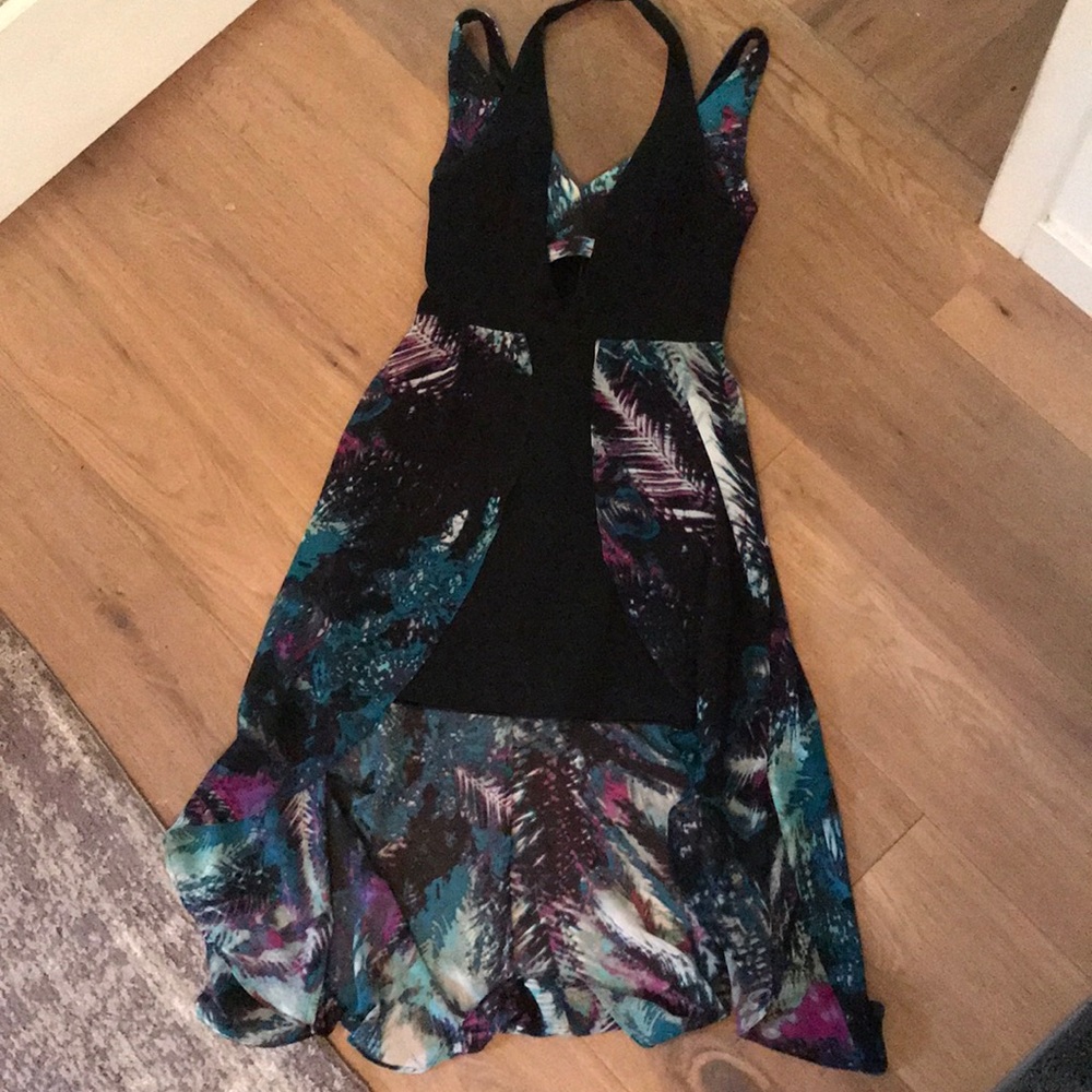 Sexy Bebe mini dress with cut out and floral